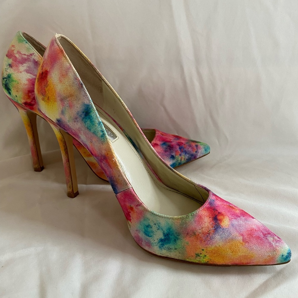 BCBG Watercolor Heels